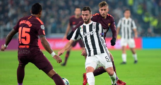برشلونة يعانى هجوميا فى شوط سلبى أمام يوفنتوس بدون ميسى