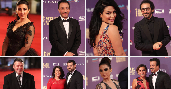 تألق نجوم الفن فى افتتاح مهرجان القاهرة السينمائى