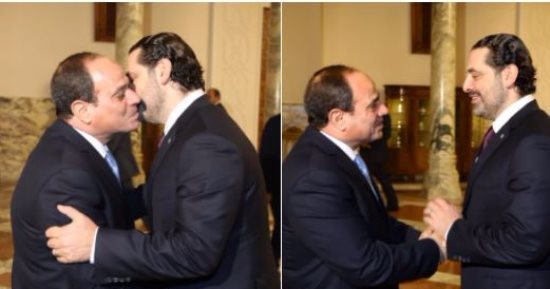 سعد الحريرى ينشر صورته مع السيسى ويؤكد: صداقة مميزة تجمعنى بالرئيس
