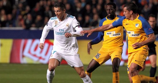 ملخص وأهداف مباراة ريال مدريد وأبويل نيقوسيا فى دورى أبطال اوروبا