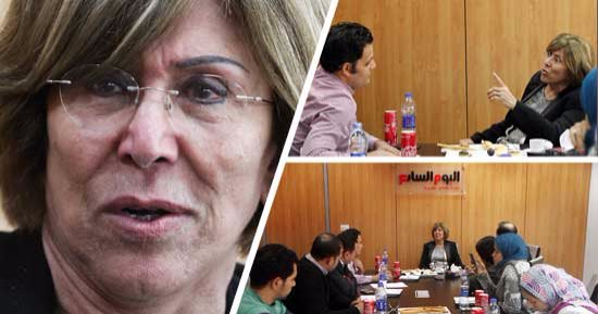 فريدة الشوباشى فى ندوة "اليوم السابع": السادات ليس البطل الوحيد لحرب أكتوبر ولا يمكن إغفال حرب الاستنزاف.. تعرضت للفصل من إذاعة مونت كارلو لرفضى محاورة شيمون بيريز.. ودخلت الإسلام حبا فى عدالة "الفاروق"