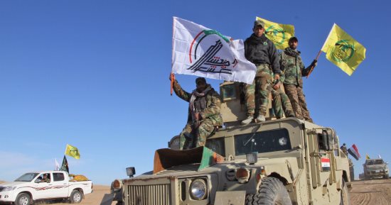 صور.. الحشد الشعبى العراقى يسيطر على جسرى السكريات وأم العكارب