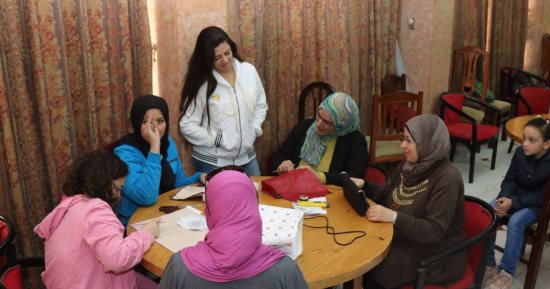 محافظ كفر الشيخ يتابع أعمال مبادرة الست المصرية بحديقة صنعاء