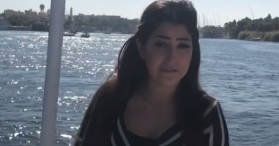 أيتن عامر تنشر فيديو من كواليس مسلسل "خفة إيد" فى أسوان