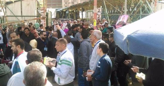 تزايد أعداد الناخبين بنادى ألعاب دمنهور