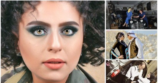 الملاية اللف وملابس الصيادين.. هاجر بتعمل فوتوسيشن للكابلز لتوثيق حرف أهل مصر