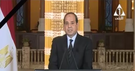 ملك الأردن عبد الله الثاني يعزي السيسي فى شهداء مسجد الروضة