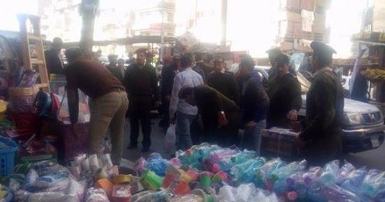 تنفيذ 116 إزالة فى حملة بمركز الشهداء بالمنوفية 