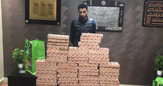 القبض على سائق قبل ترويجه 140 ألف قرص مخدر بالسلام