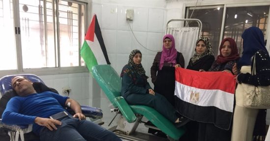 بيت عزاء وسط قطاع غزة لشهداء حادث مسجد الروضة الإرهابى بشمال سيناء