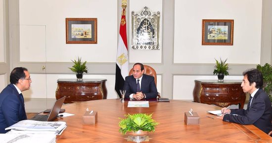 السيسى يوجه الحكومة ببدء إعداد خطة تنمية شاملة لمنطقة بئر العبد