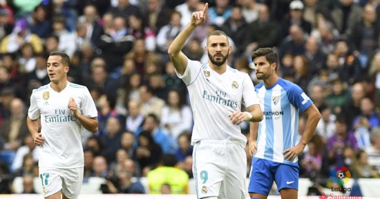 بنزيما يقود هجوم ريال مدريد أمام مالاجا فى غياب رونالدو وبيل