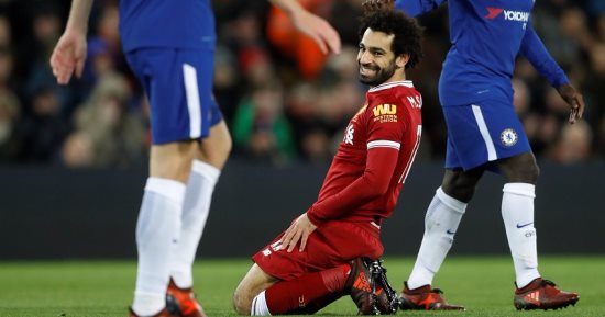 محمد صلاح أفضل لاعب فى مباراة ليفربول وتشيلسى