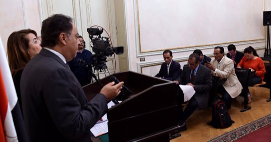 وزير الصحة: استشهاد اثنين من المسعفين بحادث مسجد الروضة الإرهابى