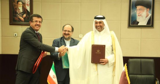 قطر توقع مذكرة تفاهم مع تركيا وإيران لإنشاء خط ترانزيت لنقل البضائع