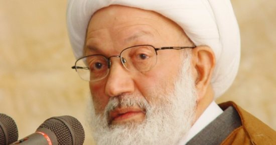  نقل آية الله عيسى قاسم إلى مستشفى فى البحرين لإجراء عملية جراحية