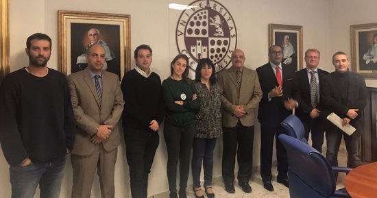 وفد جامعة أسوان يلتقى 3 عمداء كليات بجامعة خايين بإسبانيا 