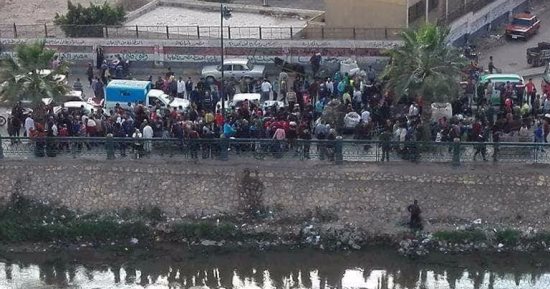 انتشال جثة غريق مجهول الهوية من ترعة المحمودية بالبحيرة