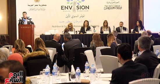 فعاليات إطلاق مؤسسة "ENVISION" بمشاركة وزيرة التضامن ومشاهير الفن (صور)