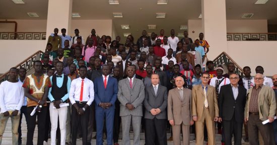سفير جمهورية جنوب السودان يزور جامعة السويس
