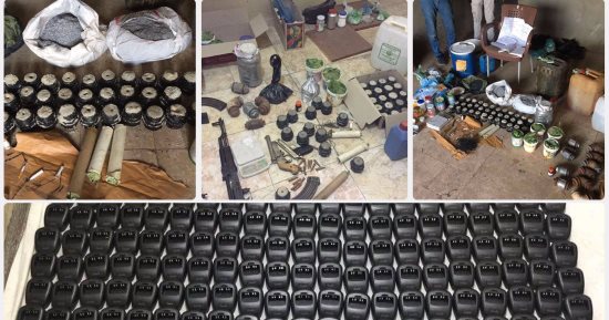 مقتل 11 إرهابيا وضبط متفجرات وأجهزة لاسلكية قبل تهريبها لسيناء