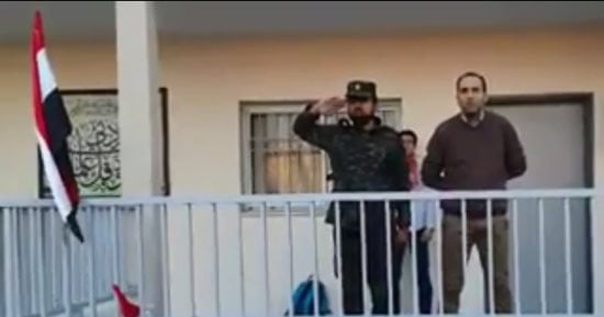 فيديو.. مدرسة بغزة تعزف النشيد الوطنى المصرى تضامنا مع شهداء الروضة