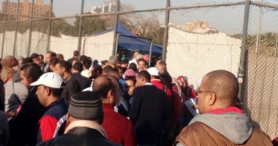 إقبال كثيف فى انتخابات مركز شباب الجزيرة
