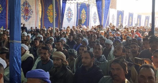جلسة صلح تنهى خصومة ثارية بين أبناء عمومة بالمنوفية