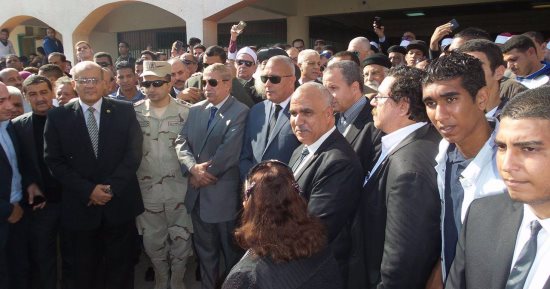 صور..محافظا السويس والإسماعيلية ووفد للكنيسة الإنجيلية يزورون مصابى العريش