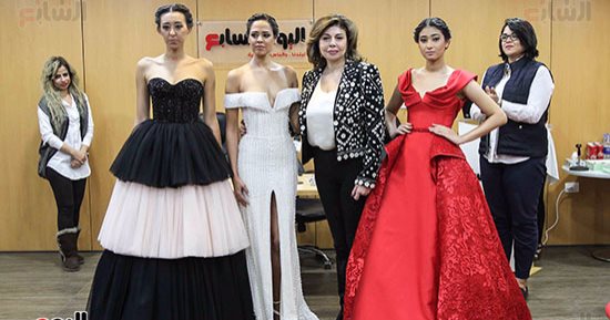 صور.. المصممة اللبنانية ريما بحصيلى تقدم عرض أزياء من "اليوم السابع" 