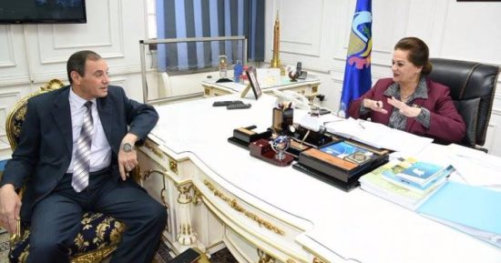 محافظ البحيرة تستقبل رئيس الهيئة القومية لمياه الشرب والصرف الصحى
