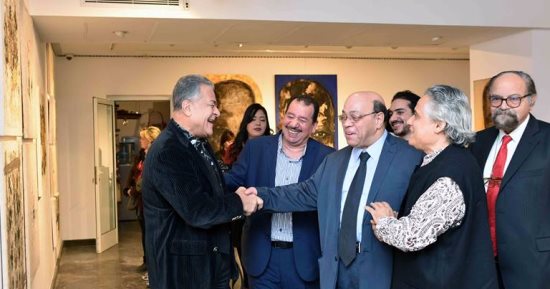 وزير الثقافة الأسبق يفتتح معارض مصطفى يحيى ومحمد أبو النجا وهشام عبد الله