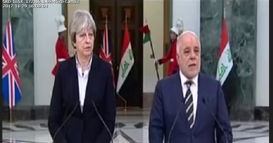 تريزا ماى تدعو بغداد وأربيل إلى احترام الدستور العراقى
