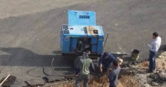 شكوى من أعمال الحفر بعد رصف شارع "مترو "فى حى الكوثر بالغردقة