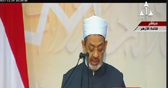 شيخ الأزهر: حادث مسجد الروضة مصيبة زلزلت قلوب المصريين والعالم