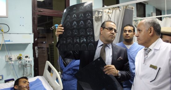 رئيس جامعة المنصورة: حالة مصاب مسجد الروضة تتحسن