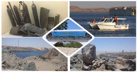 صور.. لصوص لكن أغبياء.. الأمن يحبط مخططا لسرقة حديد السد العالى.. شرطة المسطحات تضبط عصابة الخردة أثناء تقطيع مواسير معمل البحوث والأتربة.. ومسئول بالهيئة: ما فعلوه أقرب للجنون فالسد والخزان مراقبان بالكاميرات