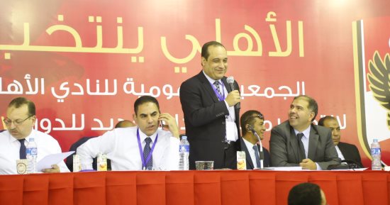 استئناف التصويت فى انتخابات الأهلى بعد إخلاء الخيمة من دعاية المرشحين