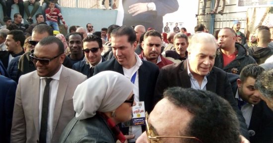 صور.. هانى زادة يدعم الأيوبى فى انتخابات نادى الترسانة