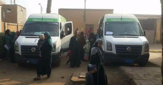 فحص 2919 مواطنا فى ثلاث قوافل طبية بقرى بنى سويف  