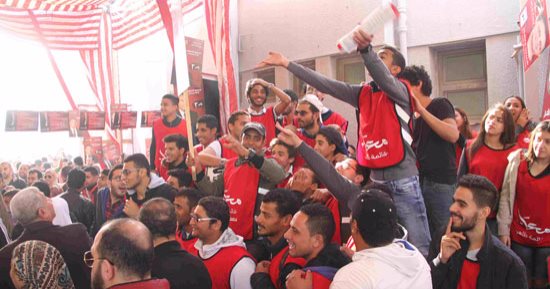 صور.. منع الدعاية داخل الخيمة فى انتخابات الأهلى.. والتصويت بكارنيه العضوية