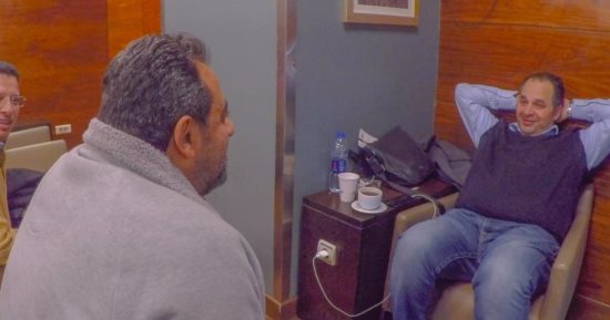 صور.. بريزنتيشن بكامل طاقمها فى خدمة البعثة المصرية بروسيا