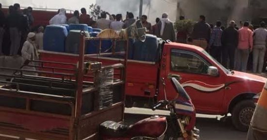 السيطرة على حريق هائل فى منزل بإحدى قرى بالبحيرة بسبب انفجار أسطوانة غاز