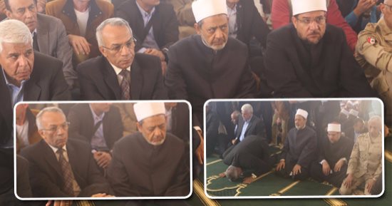 شيخ الأزهر من مسجد الروضة: قتلة المصلين "خوارج بغاة" والنبى أمر بقتلهم.. أحمد الطيب: سرعة تطبيق "حكم الله" على الإرهابيين واجب شرعى.. خطيب الجمعة: الله اصطفى منكم الشهداء لأنه يحبكم