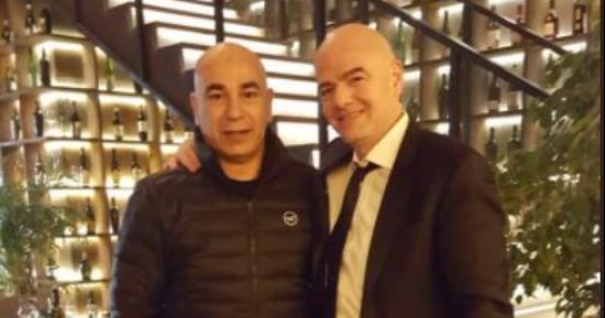 شاهد.. صور حسام حسن مع رئيس الفيفا ونجوم العالم فى روسيا