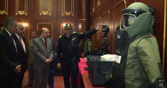 صور .. الداخلية تدرب ضباط المفرقعات على التصدى للتفجيرات بأحدث التقنيات