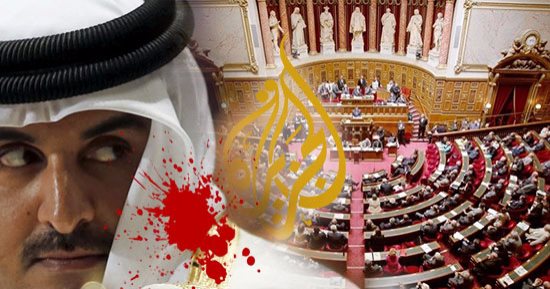 مجلس الشيوخ الفرنسى ينتفض ضد "الحمدين".. مطالب بمحاكمة قطر ومنع مسئوليها من دخول باريس.. 250 جمعية دينية تمولها الدوحة بـ 3 مليار يورو تهدد الأراضى الفرنسية.. ودعوات للتصدى إلى خطاب "الجزيرة" المتطرف