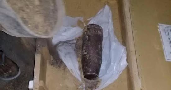 تفجير دانة من مخلفات الحروب بالكيلو 109 بطريق السويس