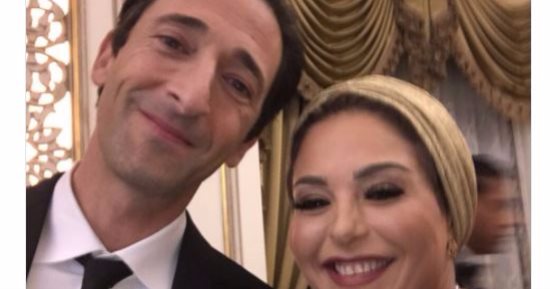 صابرين: أدريان برودى طلب يطلع معايا فى الفيلم الجديد