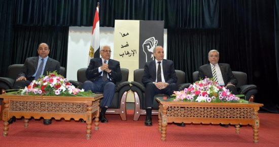 محافظ القليوبية يشارك فى ندوة عن دور التعليم فى محاربة الإرهاب 